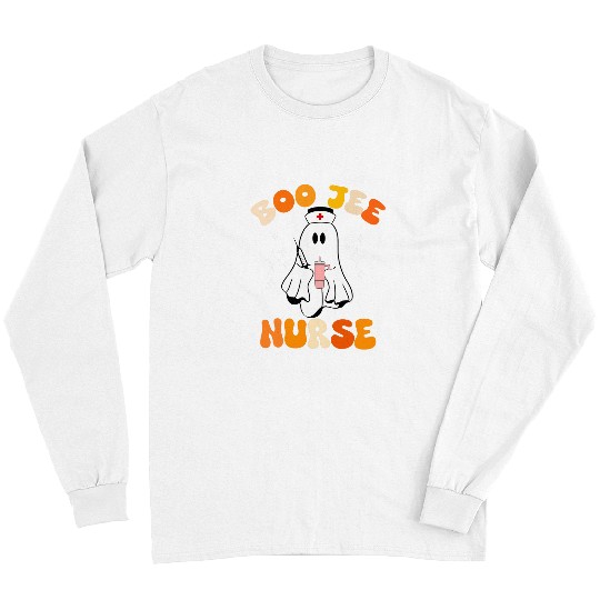 nurses Job Groovy Boo Jee Crew nurses Funny Women Halloween nurses Long Sleeves