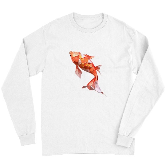 Origami Koi Fish Japanese Art Paper Folding Artist Long Sleeves