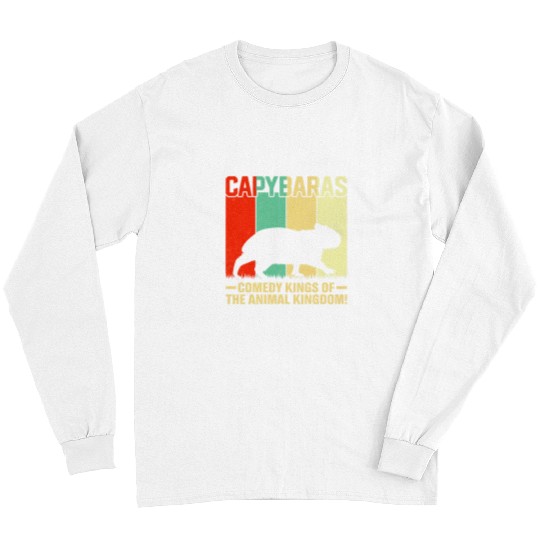 capybaras Pet Comedy Kings Of The Animal Kingdom capybaras 2 Long Sleeves