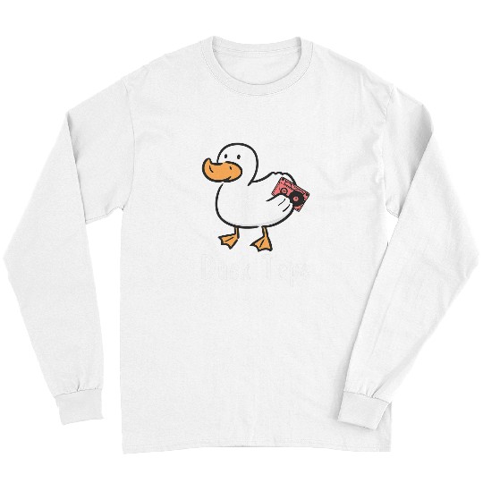 Duck Pet Tape Cassette Tape Music Retro 80s Long Sleeves