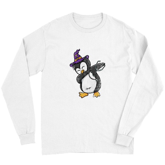 Penguin Pet Halloween nurses Vintage Long Sleeves