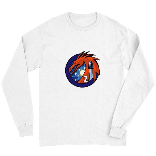 Dragon Pet NASA Dragon Mission One Commercial Crew2 Insignia Long Sleeves