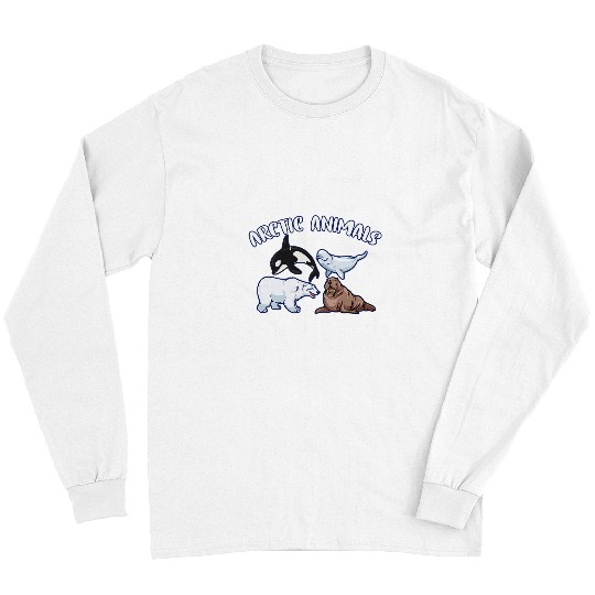 Bear Pet Walrus Polar Bear Dolphin Orcas Save the Arctic Animals Long Sleeves