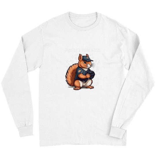 Squirrel Pet Baseball Catcher Boys Girls Kids Long Sleeves
