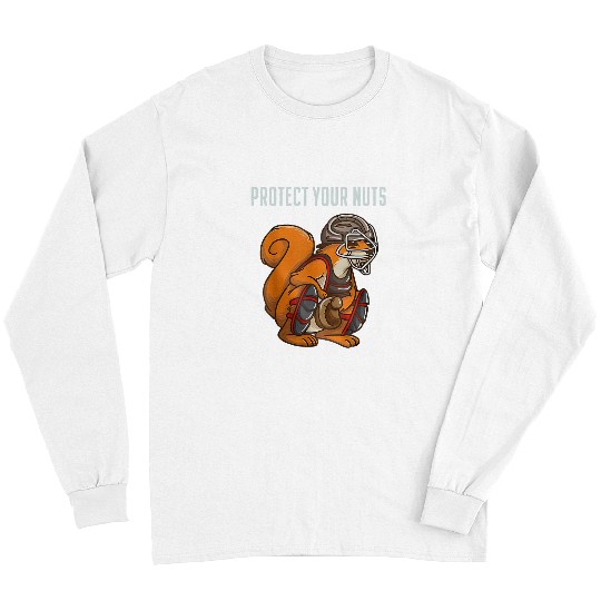 Squirrel Pet Baseball Catcher Gift Boys Girls Animal Long Sleeves