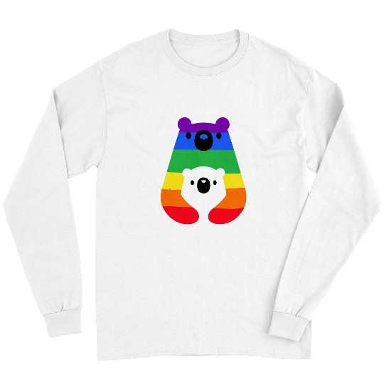 Bear Pet LGBT Mom Bear LGBT Gay transgender pride Long Sleeves