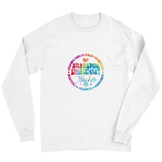 Groovy Academic Engagement Teacher Squad Long Sleeves