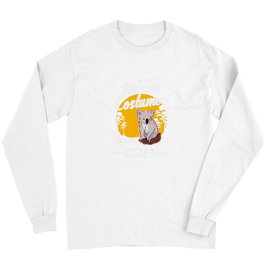 Koala Pet Human Costume Halloween Koala Long Sleeves