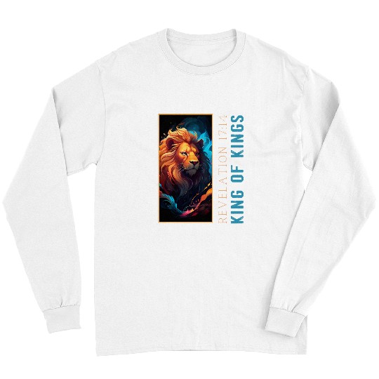 Lion Pet Jesus Lion of Judah Christain Christ is King Faith 7 Long Sleeves