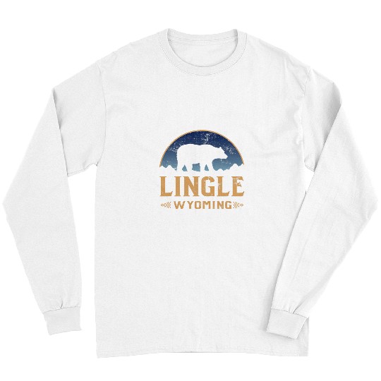 Bear Pet Lingle Wyoming WY Bear Wildlife Mountains Long Sleeves