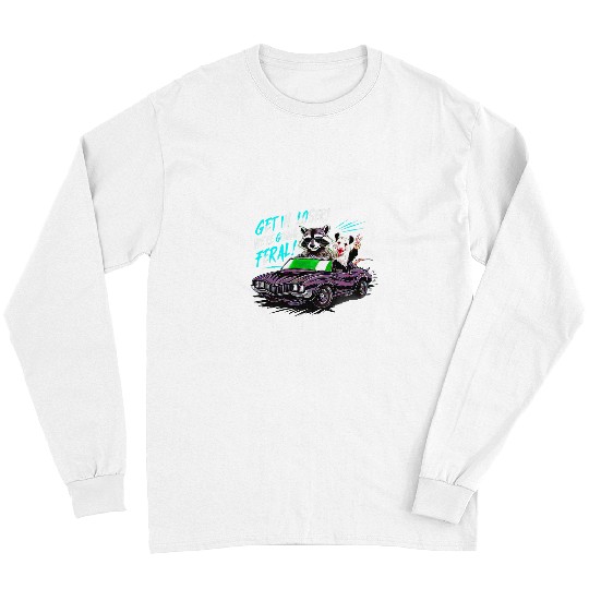Raccoon Pet Get In Loser Going Feral Raccoon Opossum Summer Driving 4 Long Sleeves