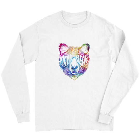 Bear Pet Mothers Day s Mama Bear Watercolor Mama Bear Sunglasses Long Sleeves