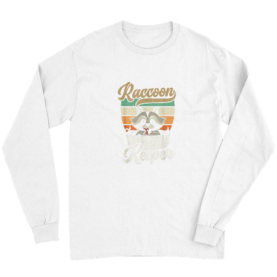 Raccoon Pet Trash Panda Retro Racoon Raccoon Long Sleeves