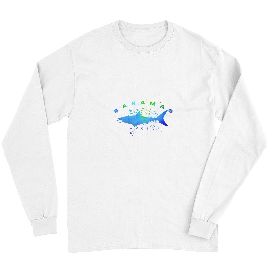 BAHAMAS Beach Vacation Spring Break Family Rip Shark Diving Long Sleeves