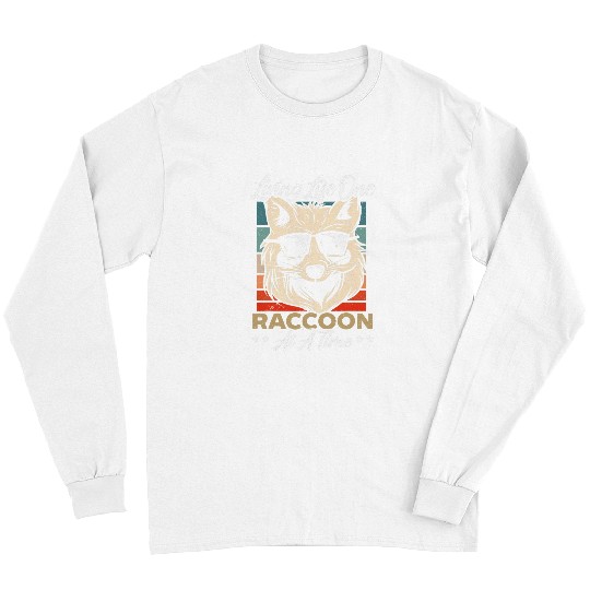 Raccoon Pet Trash Panda Raccoon Lover Long Sleeves