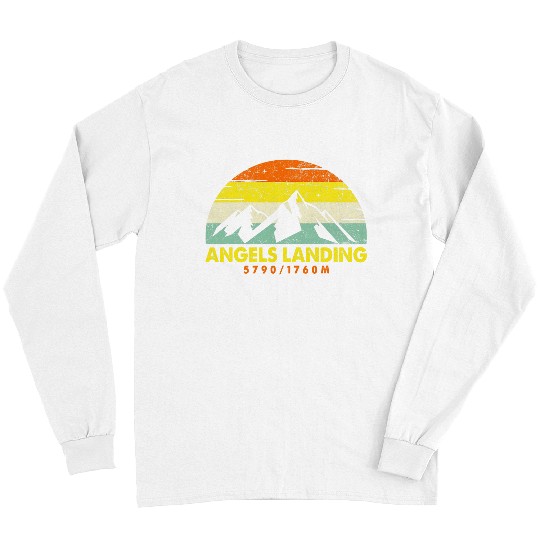 Angels Landing Zion National Park Mountain Hiking Long Sleeves
