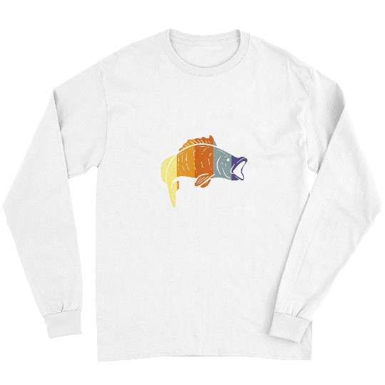 Fishing Dad Fish Catcher Angler Casting Fisherman Fisher Long Sleeves
