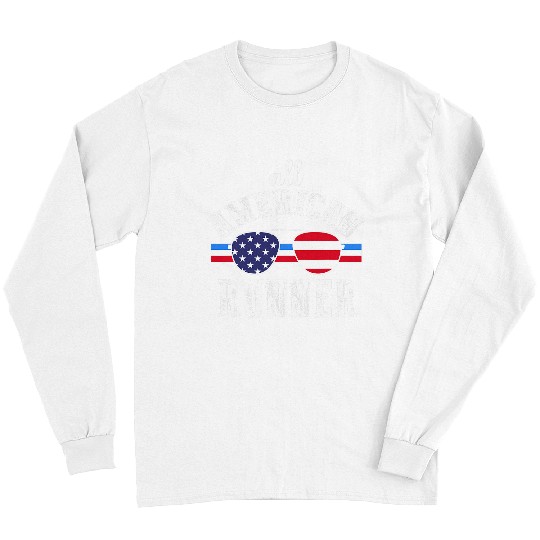 All American Runner Proud 4th of July Family Reunion Long Sleeves