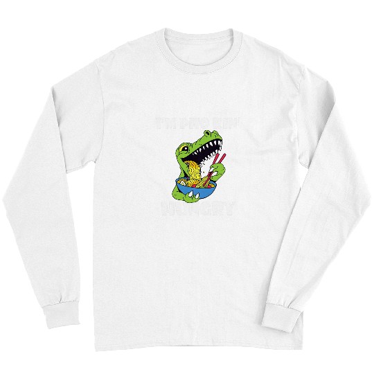 Dragon Pet Asian Food Hungry Funny Food Pun Dragon Pho Bowl Pho Soup Long Sleeves