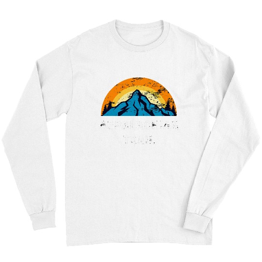 Appalachian trail hiking mountains men women retro vintage Long Sleeves