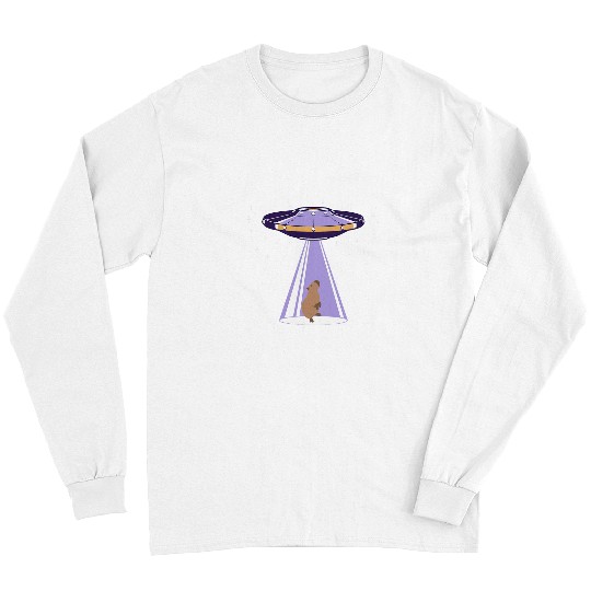 capybaras Pet Funny Alien UFO capybaras Lover for women men Dad mom Long Sleeves