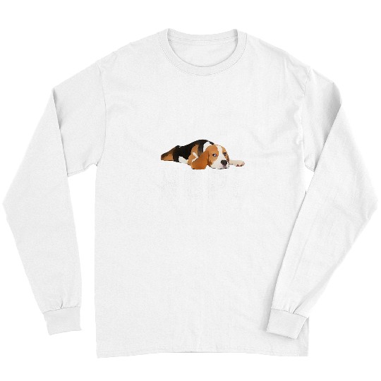 Comedy Beagle Nope Cute Dog Beagless Meme Gift For Lover Long Sleeves
