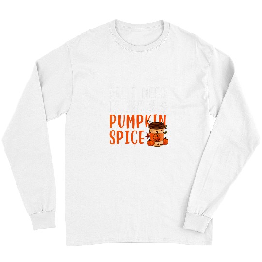 Coffee Fun All I Need Is Jesus And Pumpkin Spice Retro Coffee Lovers Long Sleeves