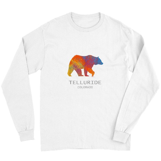 Bear Pet Telluride Colorado with Painted Bear for Kids Long Sleeves