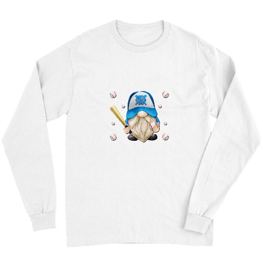 uniques Baseball Gnome Grandpa Graphic For Baseball Coachs Dad Long Sleeves