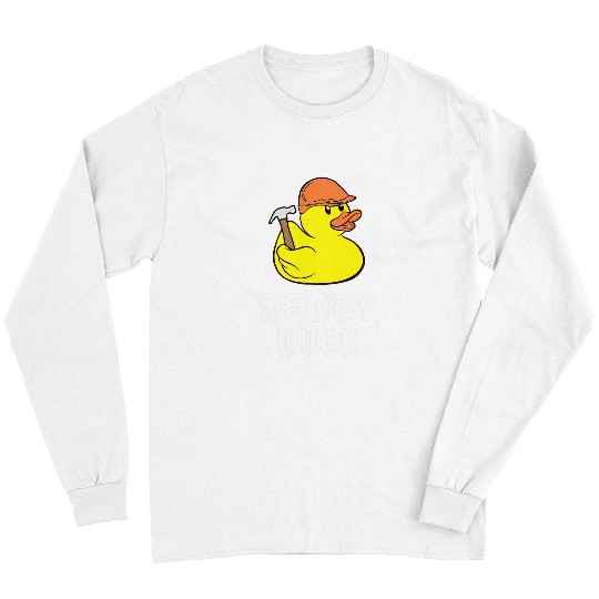 Duck Pet Daddy Duck Construction Site Dad Rubber Duck Long Sleeves