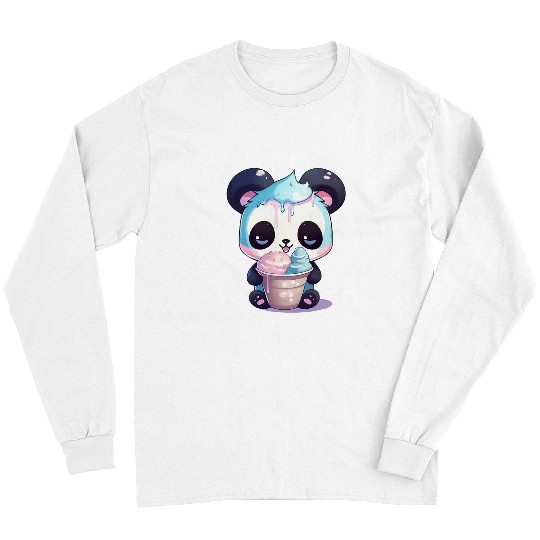 Panda Pet Ice Cream Panda Bear Delicious Teddy Bear Icecream Sundae 26 Long Sleeves