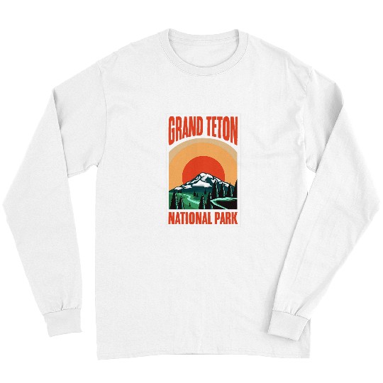 Grand Teton National Park Wyoming Hiking Outdoor Long Sleeves