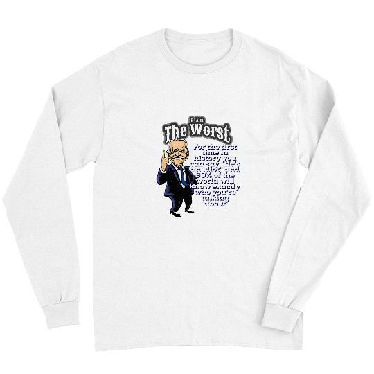 Biden Bicycle Crash Bike Wreck antiBiden Pro Trump 2024 6 Long Sleeves