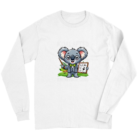 Koala Pet Knowledge Guru For Cute Koala Lover Teachers Long Sleeves