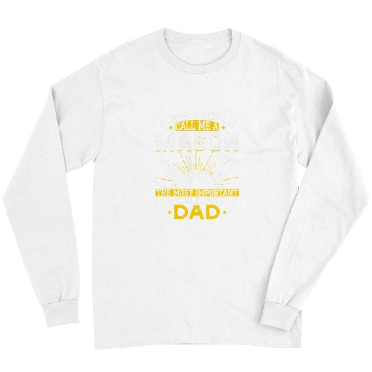 Bricklayer Job Handyman Craftsman Bricklayer Grandpa Dad Mason 3 Long Sleeves
