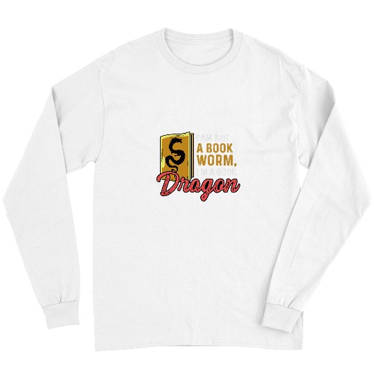 Dragon Pet Book Dragon Student Scholar Long Sleeves
