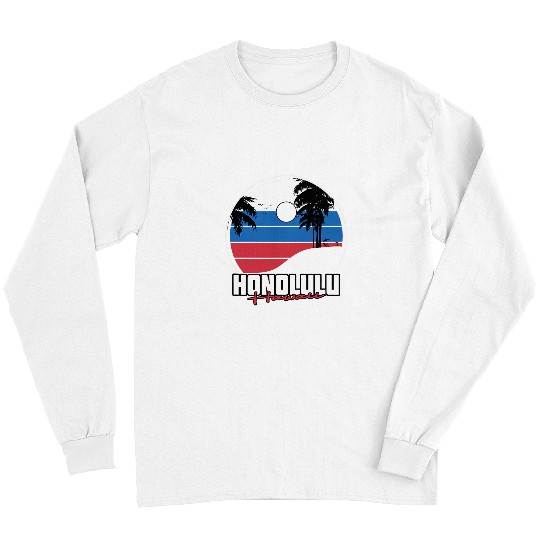 Hawaii Surfer I Honolulu Surf I Honolulu Hawaii 1 Long Sleeves