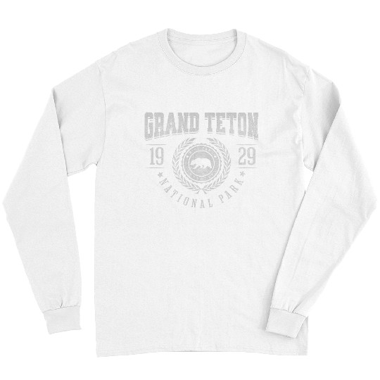 Grand Teton Grizzly Bear National Park Wyoming Nature Hiking Long Sleeves