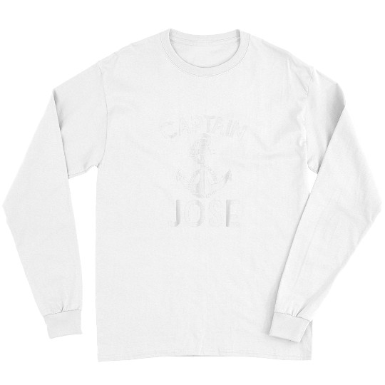 Captain Jose Boating Boat Ship Yacht Anchor Long Sleeves