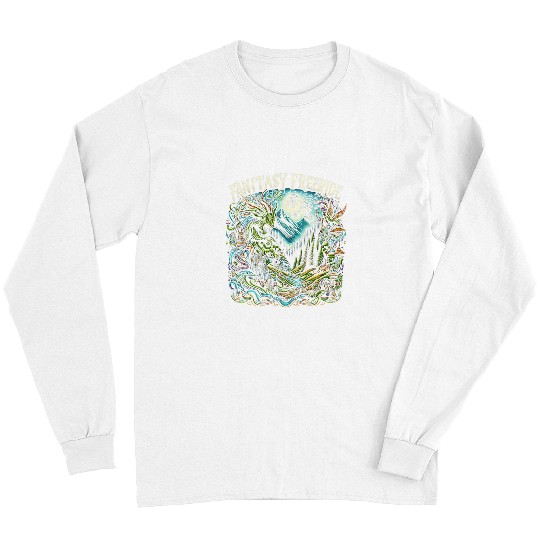 Bike Cycle Fantasy Freeride Funny Graphic Tees Long Sleeves