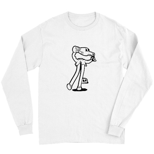 Koko the Clown ghosts Skull Poison Cartoon XXX Long Sleeves