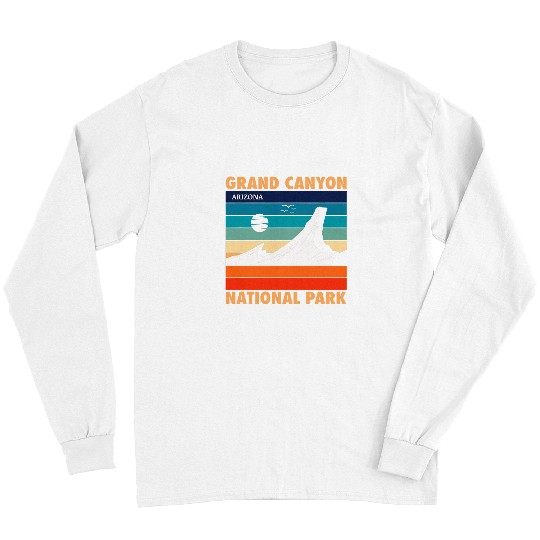 Grand Canyon National Park Throwback Design Classic 1 Long Sleeves