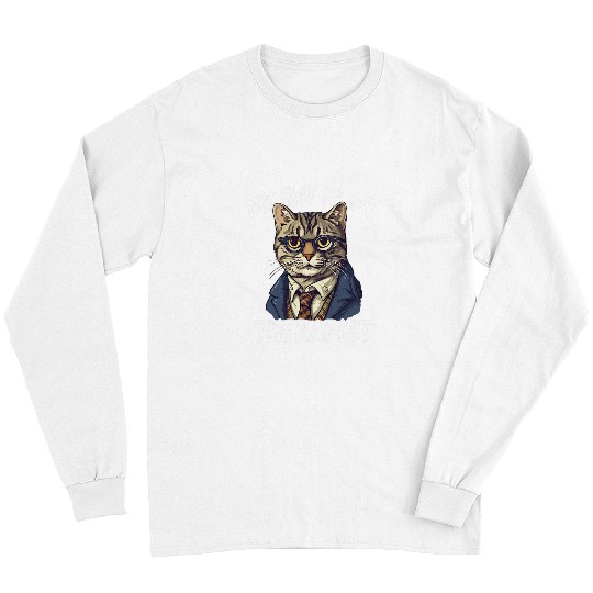 My Cat Is My Therapist Long Sleeves
