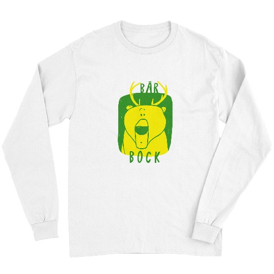 Bear Pet Bear Bock Bearbock Checked Bearbockt Funny Politics Green Long Sleeves