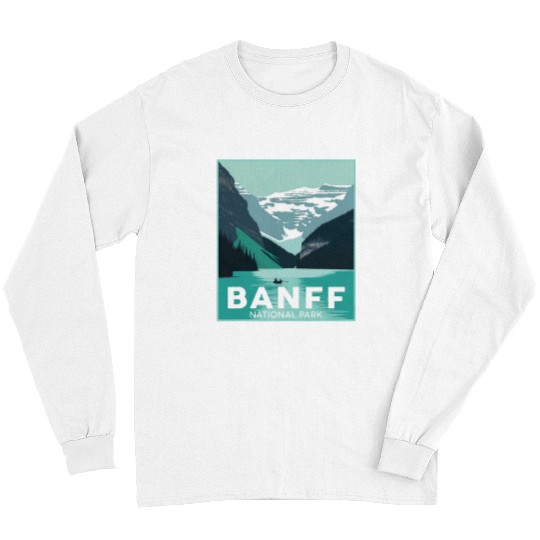 Banff National Park Lake Louise Hiking Camping Canada Long Sleeves