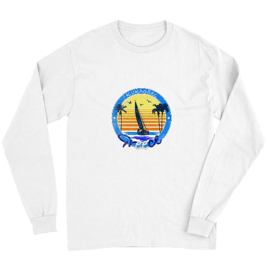 Greece Sailing Cyclades Mediterranean Sea Long Sleeves