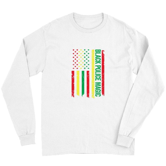 Black History Month s Black Police Officer Magic Long Sleeves
