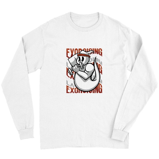 Exorcising ghosts Fitness Halloween Workout Gym Long Sleeves