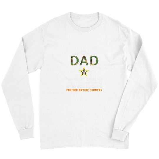 I Taught Daughter How To Stand UpProud Military Police Dad Long Sleeves