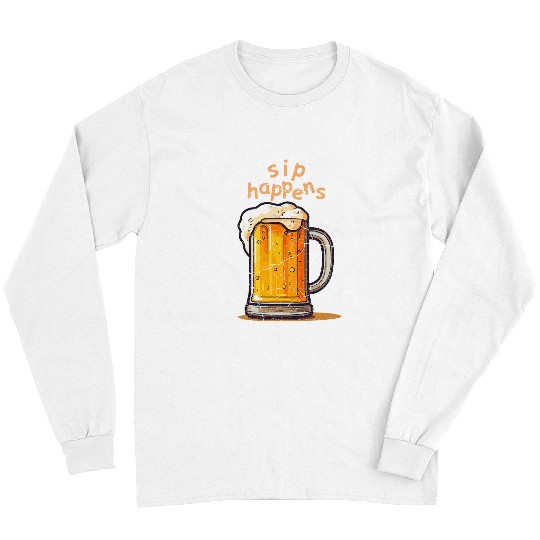 Beer Fun Humor on Tap vintages Beer Comedy Long Sleeves
